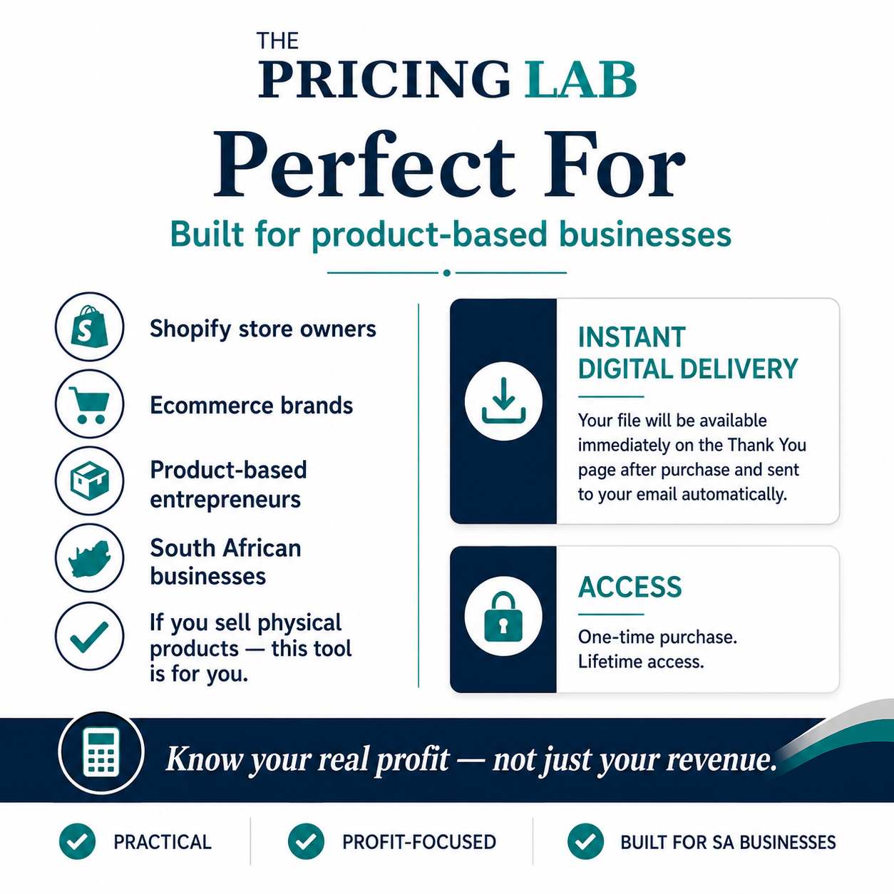 SA Small Business Pricing & Profit Calculator (Excel Tool)